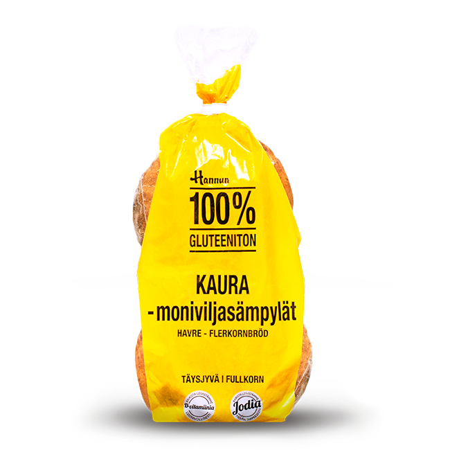 Hannun 100 % Gluteeniton Kaura-moniviljasämpylät